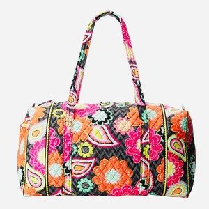 Vera Bradley Ziggy Zinnia Overnight/Duffel Bag